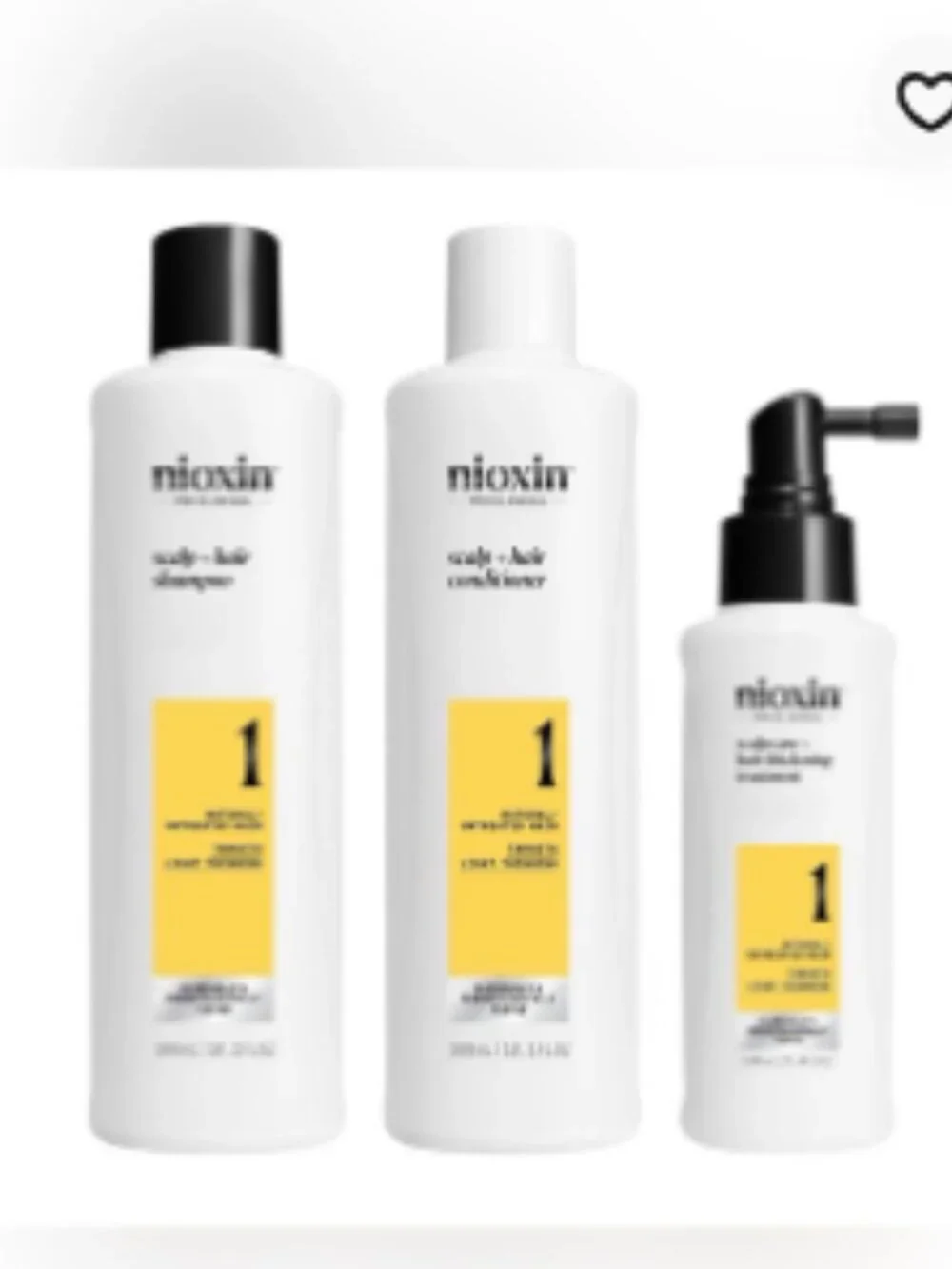 Nioxin System 1 Kit Natural Hair with Light Thinning | Hair Thickening Shampoo